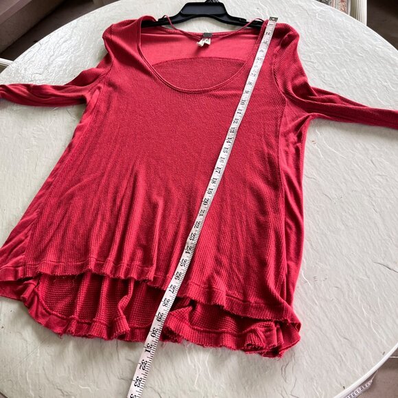 We The Free People Malibu Thermal Long Sleeve Top Size M - Picture 9 of 10